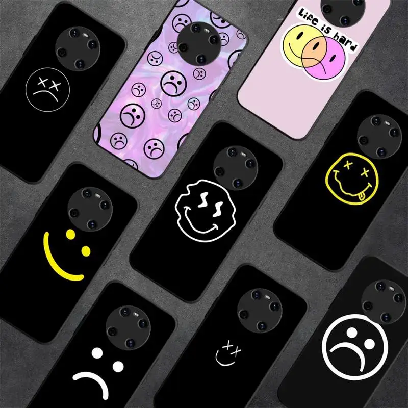 

Sad boy happy face Phone Case For Huawei Y 5 Y62019 Y52018 Y92019 Luxury funda case for 9prime2019