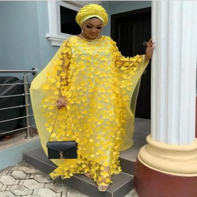 Комплекты из 2 предметов супер размер белое Африканское платье для женщин