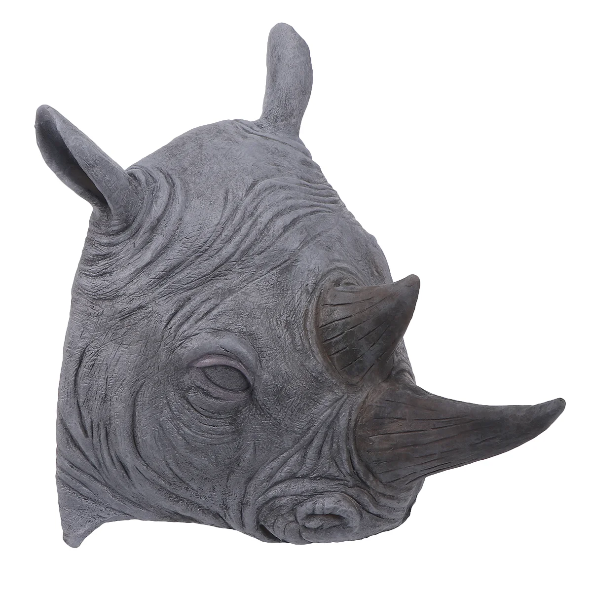 

Horrifying Rhino Headwear Cosplay Apparel Accessories Prank Mask Performance Photo Props Cosplay Party Supplies