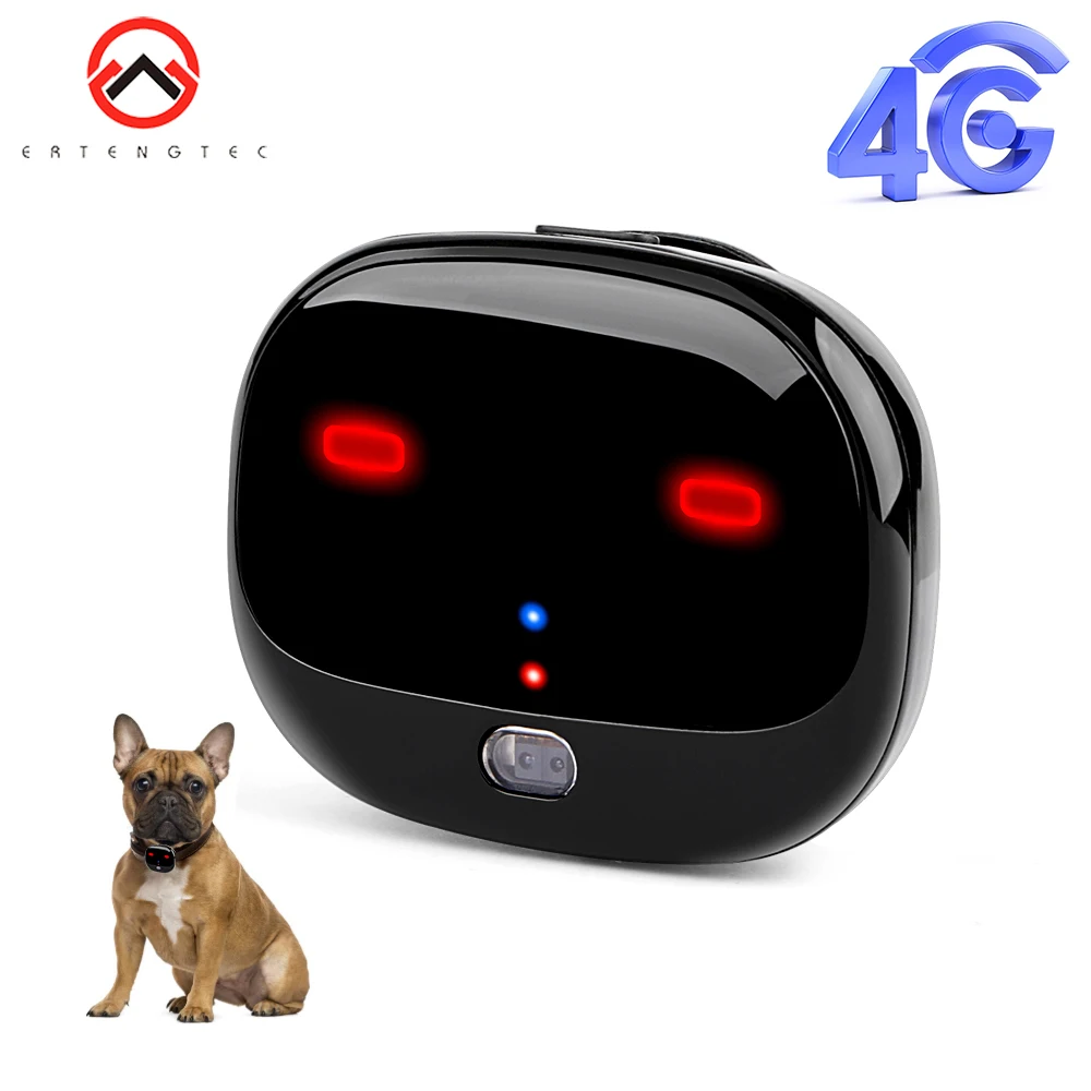 Rastreador Pet gps 4G LTE трекер долгого времени ожидания IP67 Водонепроницаемый трекер домашних животных wifi отслеживание звонка светодиодный мини gps