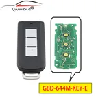 QWMEND G8D-644M-KEY-E 3 кнопки Автомобильный Дистанционный ключ для Mitsubishi Lancer Outlander ASX умный Автомобильный ключ (с аварийным ключом)