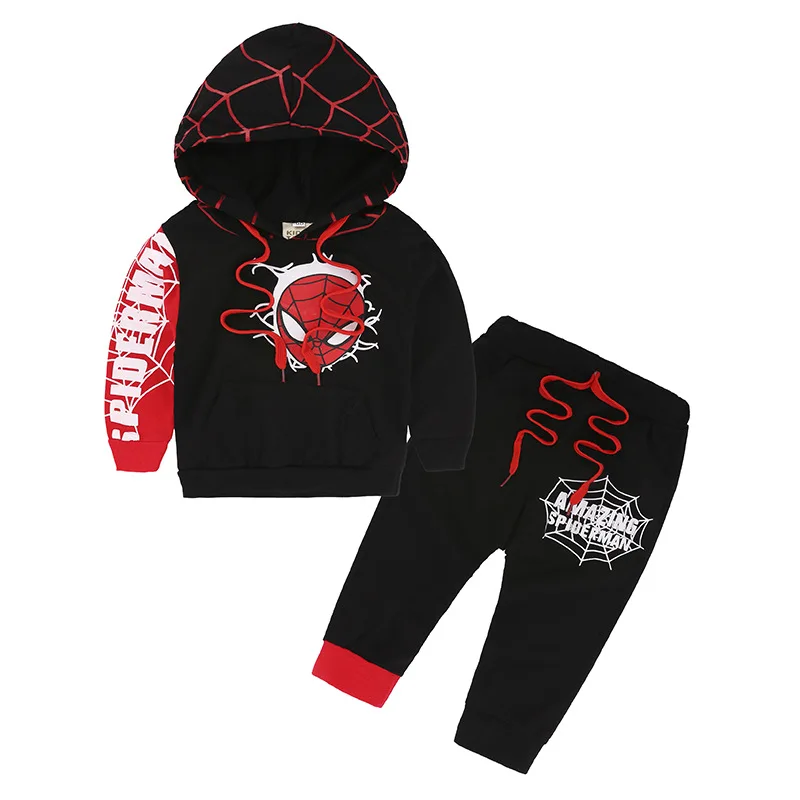 Kids Cartoon Spider Boy's sportswear two-piece suit | Детская одежда и обувь