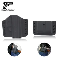 gunflower cz 75 p07 handgun owb kydex gun holster case double mag pouch
