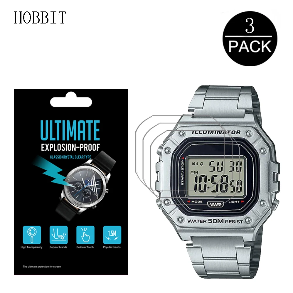 3 шт. прозрачная защитная пленка HD для Casio DW 291H F 91WS F91WS W218HD W736H|Защита экрана| |