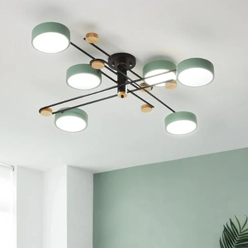 Современные светодиодные потолочные лампы творческий акриловые Обеденная Lamparas