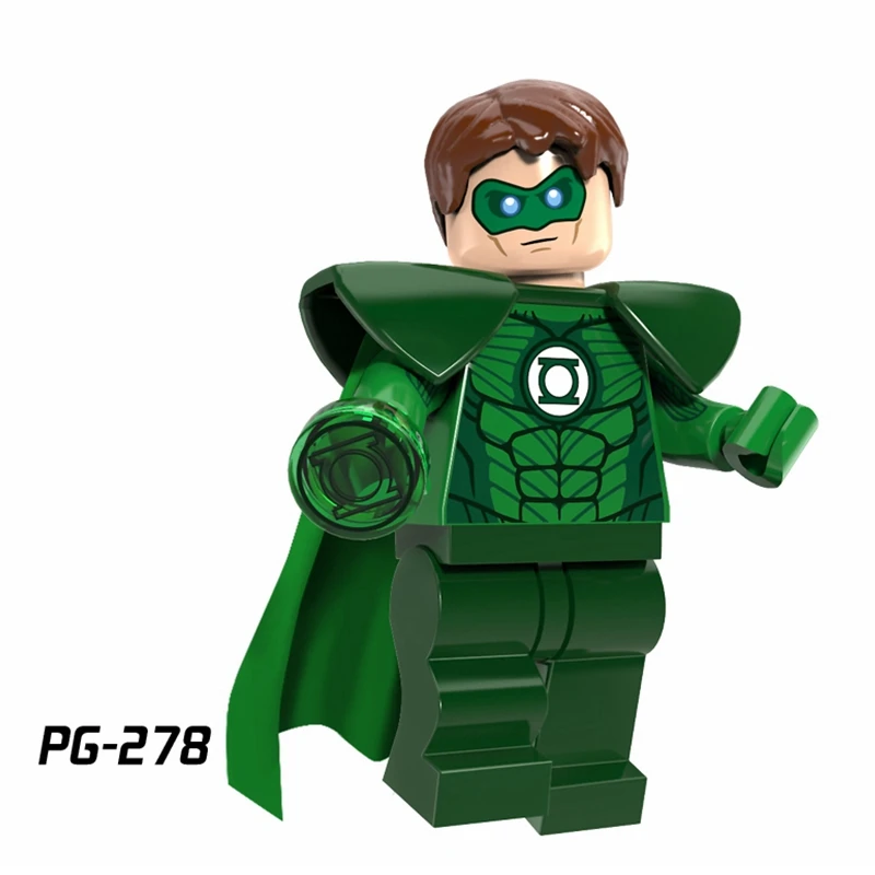 PG278 Marvel Super Heroes Thanos Iron Man Thor Hulk Spiderman Batman Avengers Building Blocks Figures Playmobil Toys for Children Gift - Цвет: PG278