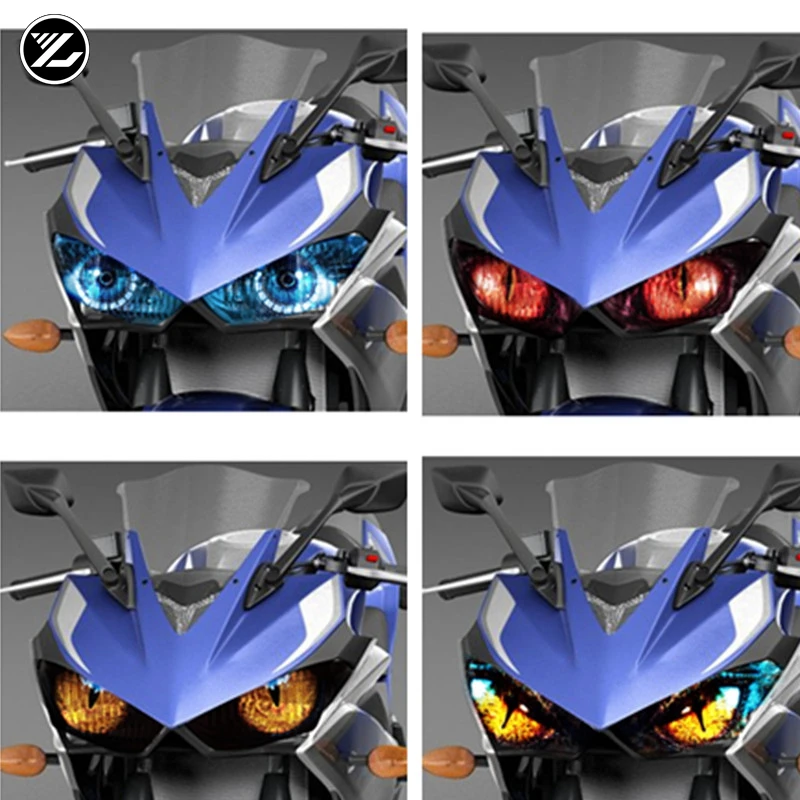 

Motorcycle headlight protection sticker Front Fairing Headlight Sticker Guard Sticker for yamaha YZF-R3 2015-2018 R25 R3