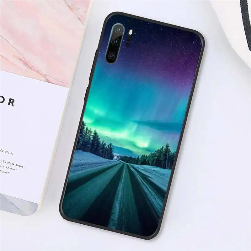 

Natural Beautiful aurora wonder Phone Case For Huawei honor Mate P 10 20 30 40 Pro 10i 9 10 20 8x Lite Y91C V17 6.38 6.44