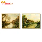 Наборы для вышивки крестом, водорастворимые узоры на холсте, 14C, NCMS146