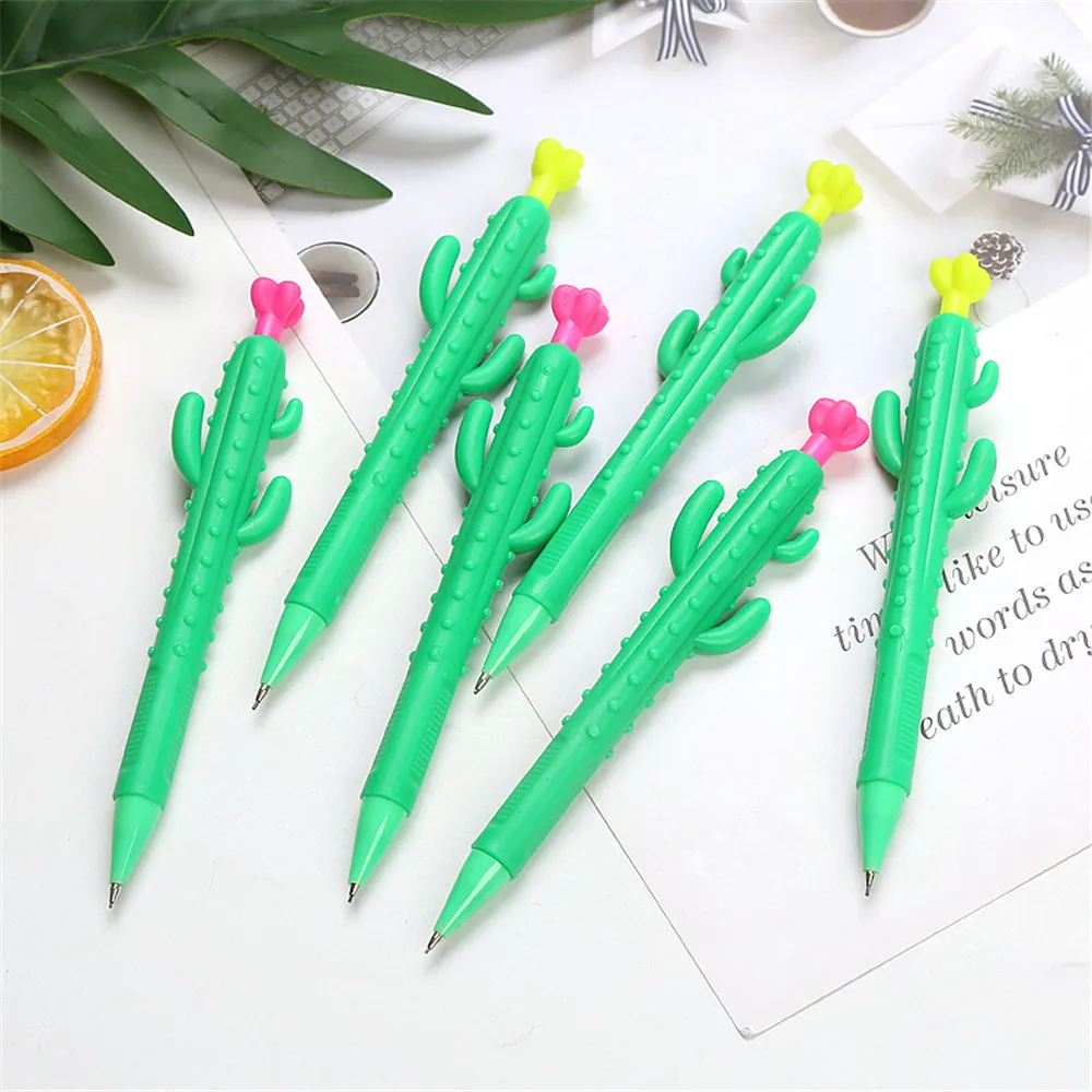 

0.5mm Cactus Corn Mechanical Pencil Cute Carrot Automatic Drawing Pen School Office Writing Supplies Stationery