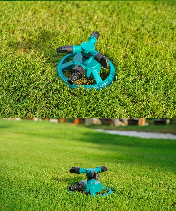 Автоматический садовый разбрызгиватель вращающийся на 360 градусов | Дом и сад