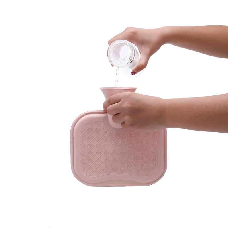 1000ML Soft Plush Hot Water Bottle Wth Cover Warm Print Cute Hand Warmer Pocket Rubber Bag Portable home |