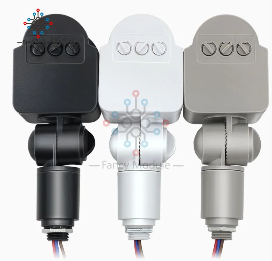 

180 Degree Automatic Infrared PIR Motion Sensor Switch Motion Sensor Light Switch Detector With LED Light Outdoor Indoor