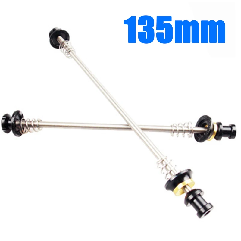 2 шт. 100/135 дорожный Руль Горный Велосипед Quick Release шашлык передних и задних колес