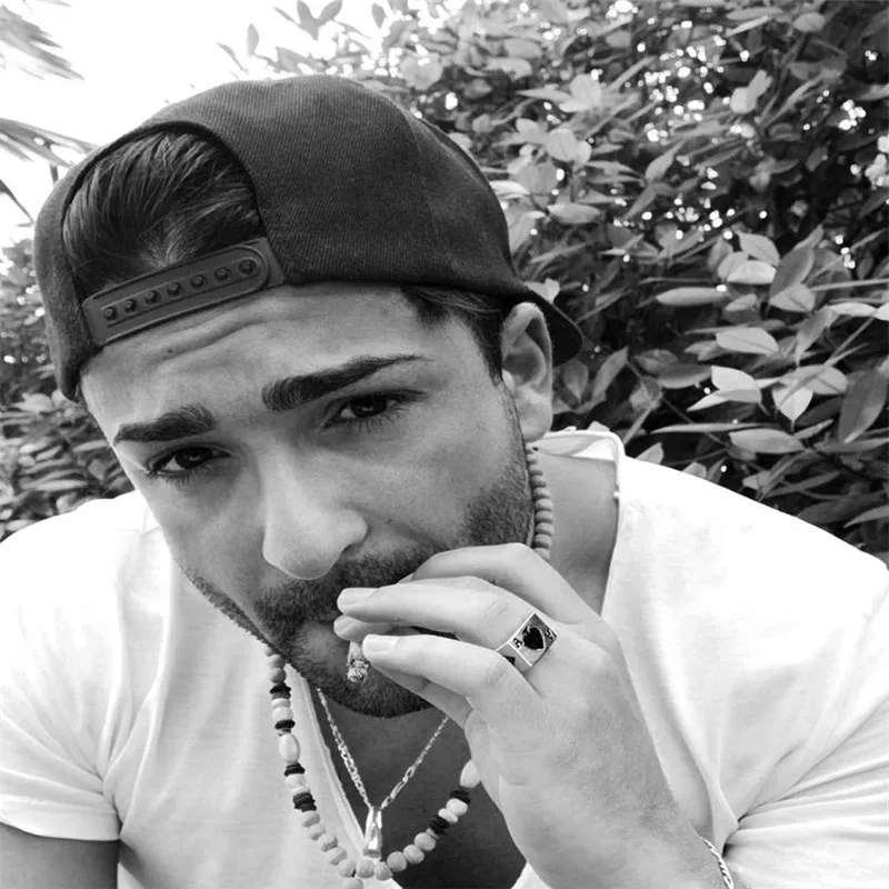 Кольцо ACE OF SPADES 316L из нержавеющей стали модное байкерское кольцо в форме сердца