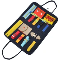 handbag toddler busy board learn to dress toys training board early education develops basic skills for parent kids activity
