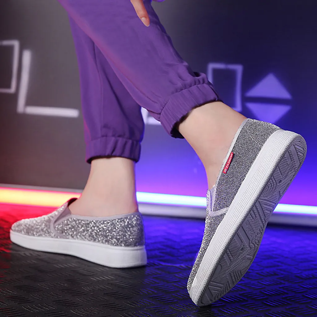 SAGACE Повседневная обувь Кроссовки Сезон лето модная с блестками и стразами для