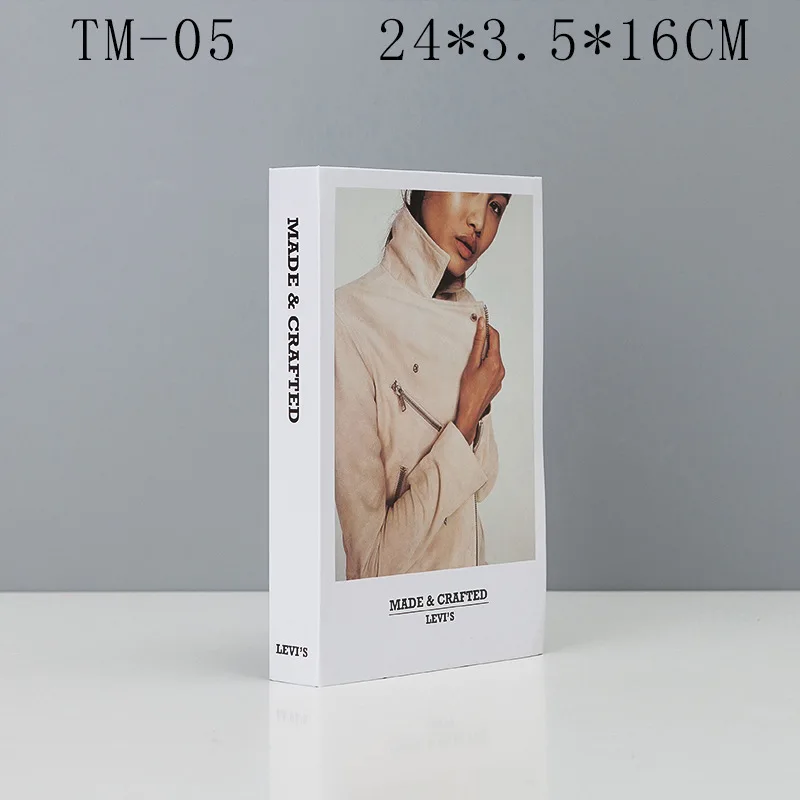 3 Nordic Modern False Book Prop Simulation Book Bedroom Wine Cabinet Bookshelf Ornaments Crafts Store Bookcase Decoration Display - Цвет: 3