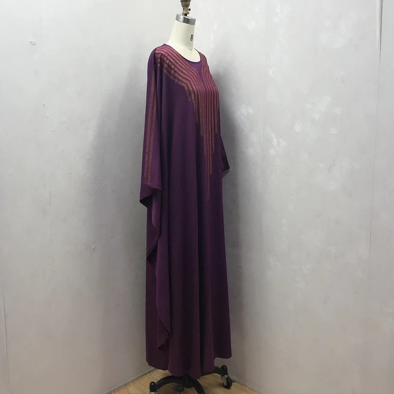 New African Women's Clothing Dashiki Fashion Abaya Stylish KWA Robe Sequins Embroidery Free Size Loose Long Dresses For Lady