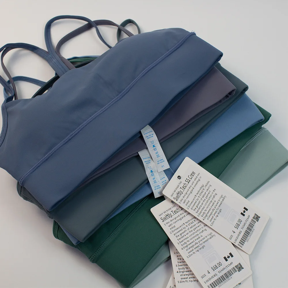 

Кроп-топ Lulu Flow-Y Женская одежда для тренажерного зала для фитнеса женский модный бюстгальтер без косточек топы для девочек Одежда для йоги с...