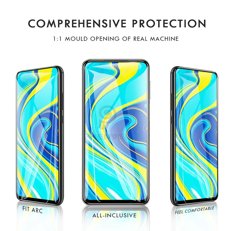 Oleophobic Protective Glass For Xiaomi Redmi Note 9S 8 Screen Protector Xiomi 9 PRO Enhanced Tempered | Мобильные телефоны и