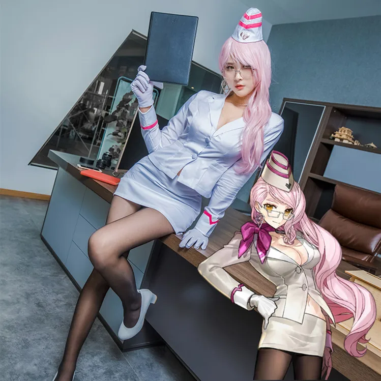 FGO Fate Grand Order Tamamo No Mae Koyanskaya костюм секретаря Униформа платье для косплея