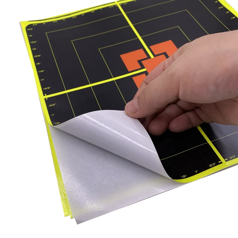 

10Pcs Target Stickers 10-Inch Adhesive Reactivity Shoot Targets Practice Hunting Training