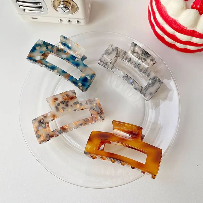 

Korea Vintage Acetate Hair Claw for Women Fashion Large Hairpin Hair Accessories