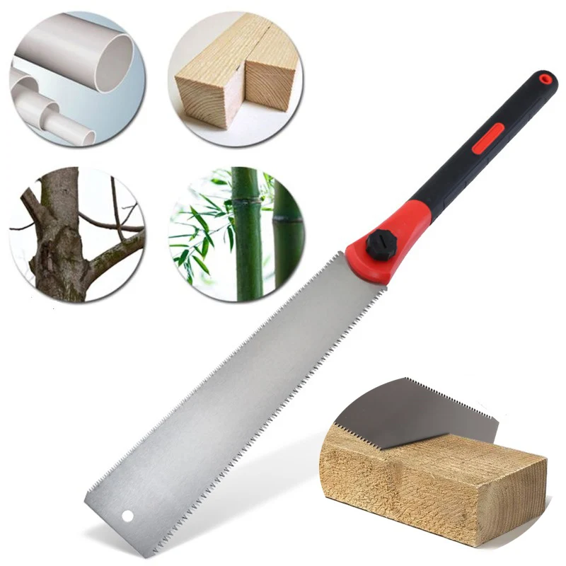 Woodworker Double Edge Hand Saw SK5 Garden Carpenter Pruning Saws Woodworking Hand Tools Flexible Home Tree Plastic Pipe Cutting