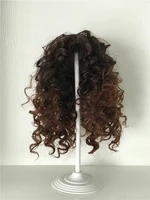 fashion curly hair wig for 22inch silicone reborn baby doll long curly hair for 48 55cm reborn doll diy doll hair wig