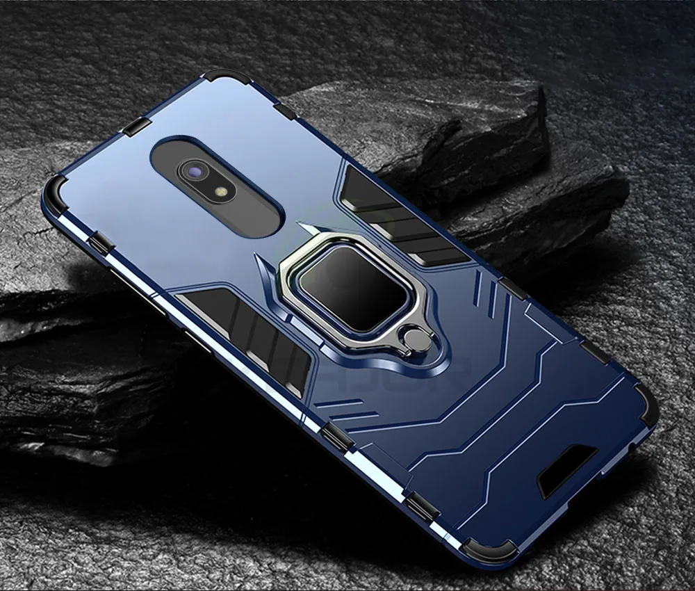 Защитный чехол для Xiaomi Redmi 8, чехол с магнитным кольцом, держатель для телефона, бампер из ТПУ+ поликарбоната, задняя крышка для Redmi 8A 8 A, чехол для телефона Global