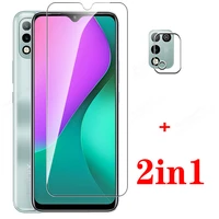 2in1 Camera Lens Protector For Infinix HOT PLAY Glass Case For Infinix hot 10play hot10 play Tempered Glass Cover films