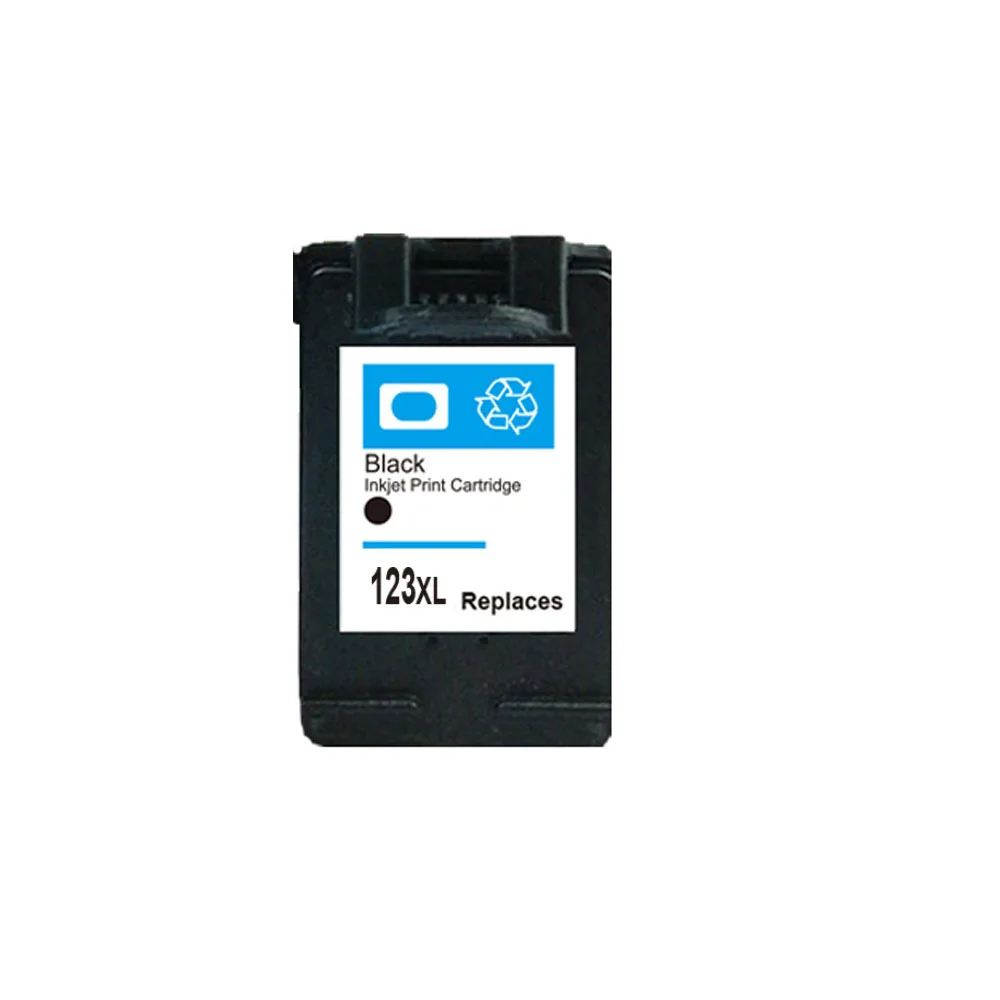 1X Картридж с черными чернилами 123XL совместимый hp123 Officejet 3830 3832 4650 4655 ENVY 4516 4520 Deskjet 2130