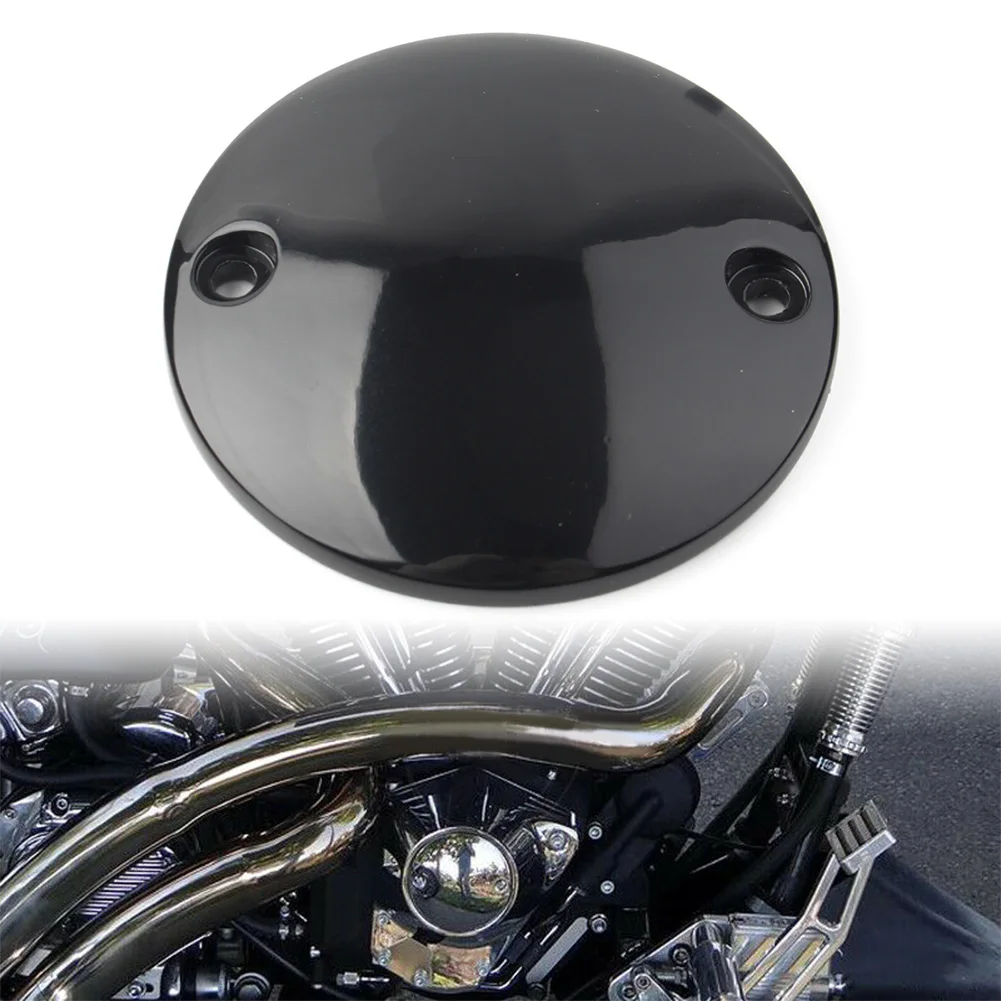 

Flat Black Motorcycle Timer Ignition Points Cover for Harley Sportster XL 883 1200 72-17 All Big Twins 84-99 sportsters 72-03