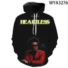 The Weeknd 3D печатные мужские женские детские толстовки пуловер уличная одежда крутая мальчик девочка дети модные повседневные свитшоты