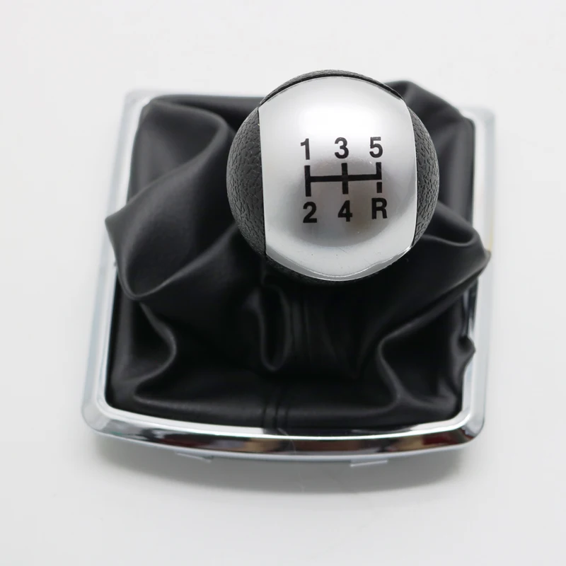 5/6 Speed Manual Gear Shift Knob With Leather Boot for Ford Focus 2 c-max Kuga Fiesta 2005-2011 | Автомобили и мотоциклы