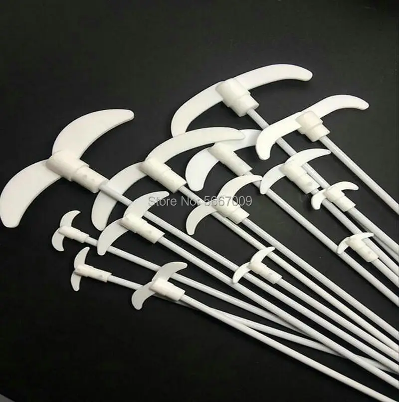 

1PCS PTFE 250mm to 350mm foldable stirring paddle PTFE stirring potstick rods for school lab experiment