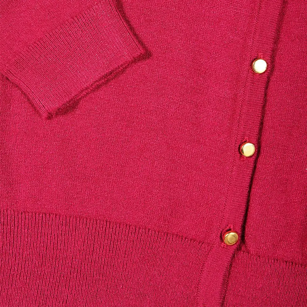 GLO STORY 2018 кардиган свитер женский Осень зима длинный рукав v образный вырез