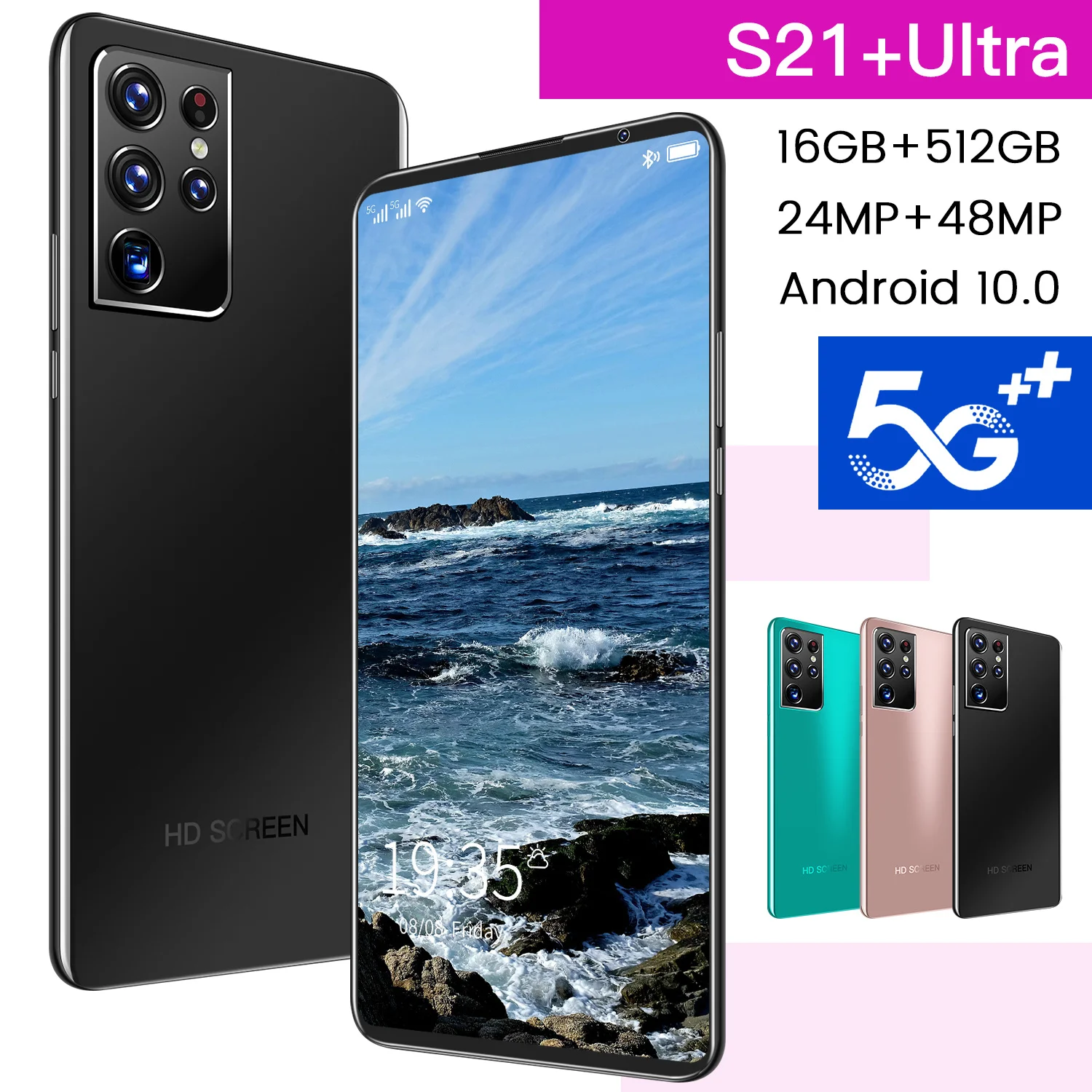 S21 + Ультра 6 8 дюйма Galaxy глобальная версия смартфона 16 512 ГБ 24 48 Мп полный экран Face ID