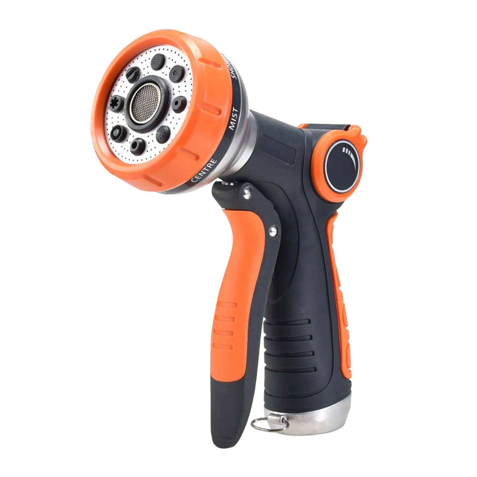 

8 Way Patterns Garden Hose Water Pressure Spray Nozzle Sprinkler Head
