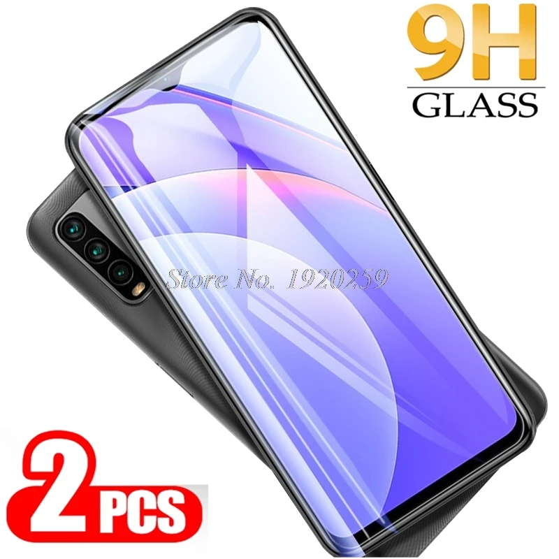 Cover For Xiaomi Redmi 9T NFC Tempered Glass Screen Protector Telefon Front Film For Redmi 9T J19S Clear Glass 9H Hardness Guard