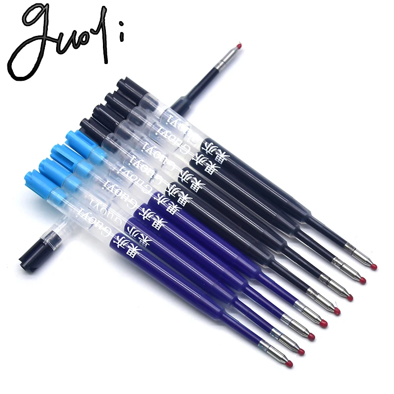 Гелевая ручка Guoyi K066, сменная ручка, 10 шт./лот, 424 G2, гелевая ручка для обучения, канцелярские принадлежности для школы, подарки, шариковая ручка, аксессуары для письма