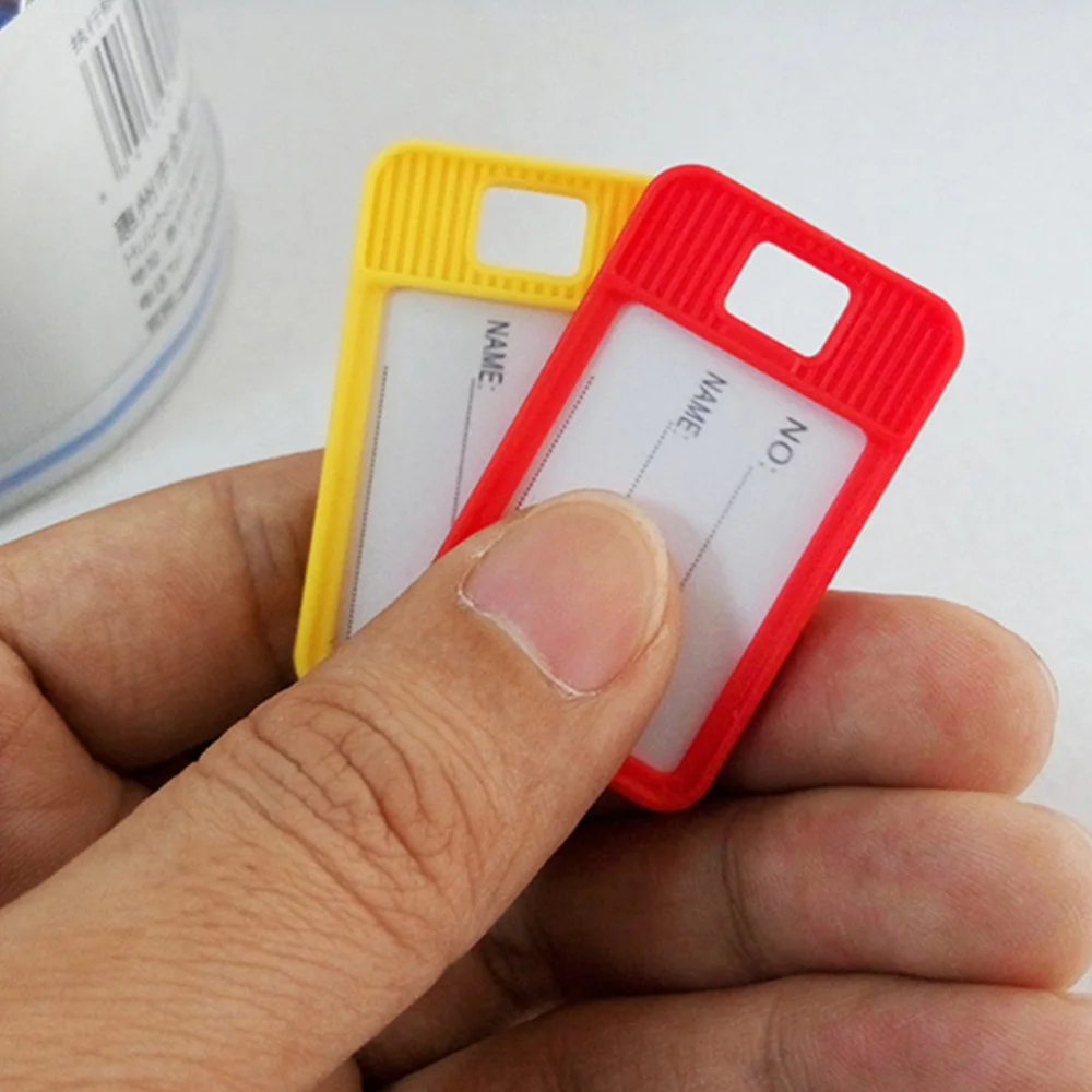 

50Pcs Colorful Key Chain with Label Creative Number Classified Tags (Random Color)