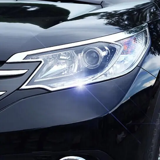 Стайлинг автомобиля передсветильник фара капот молдинг рамка палка ABS