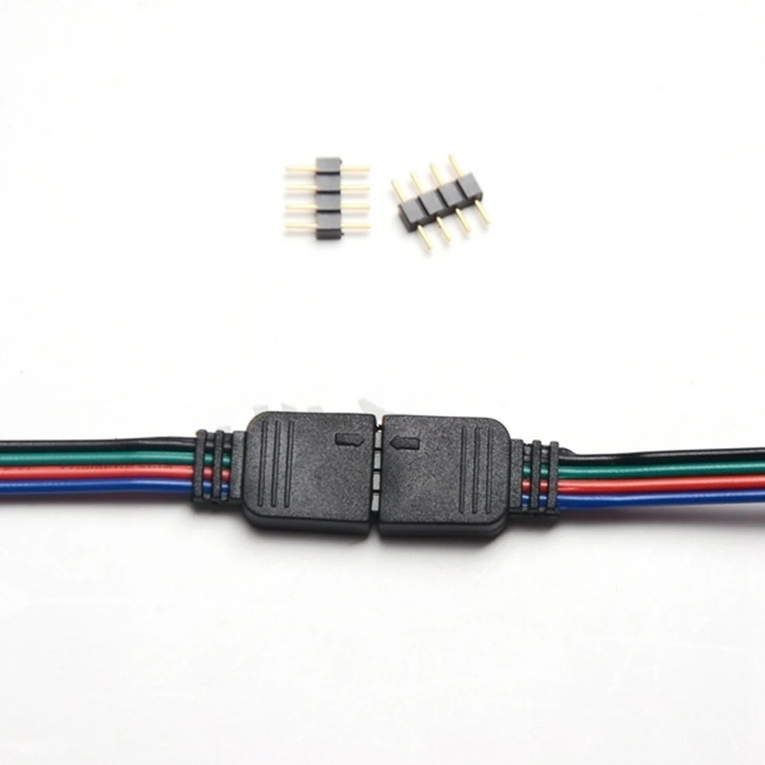 

10 шт., разъем для светодиодной ленты, 4 контакта, 5 контактов, RGB RGBW, двойной светодиодный разъем, 4 контакта, 5 контактов для светодиодной ленты ...