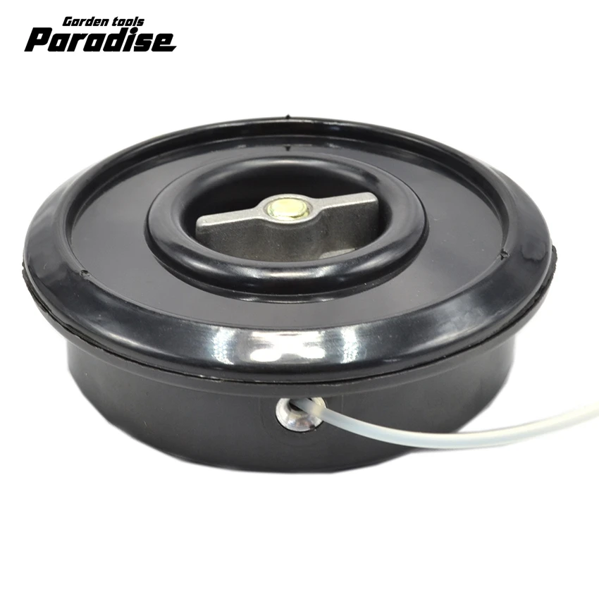 

PARADISE 2 Pcs Universal Black String Grass Trimmer Head With Line ABS String Trimmer Head Brush Cutter Lawn Mower Garden Tool