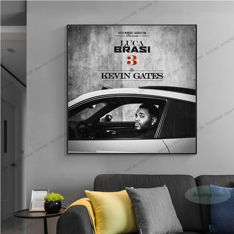 A346 Холст Картина маслом Кевин Гейтс постер исала музыкальный альбом и принты