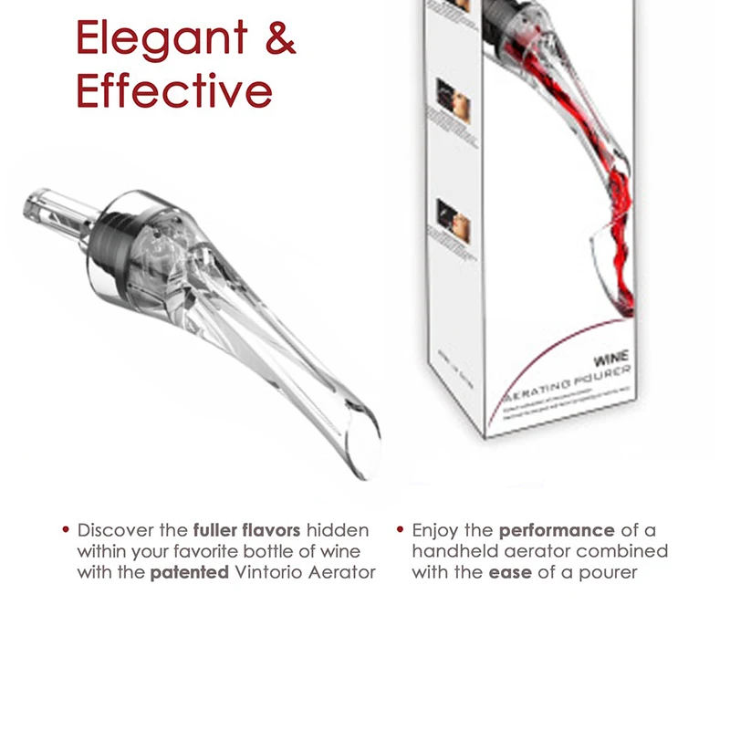 1 шт. винная бутылка-декантер Премиум аэрации заливщик кепки носик фиксаторы уход