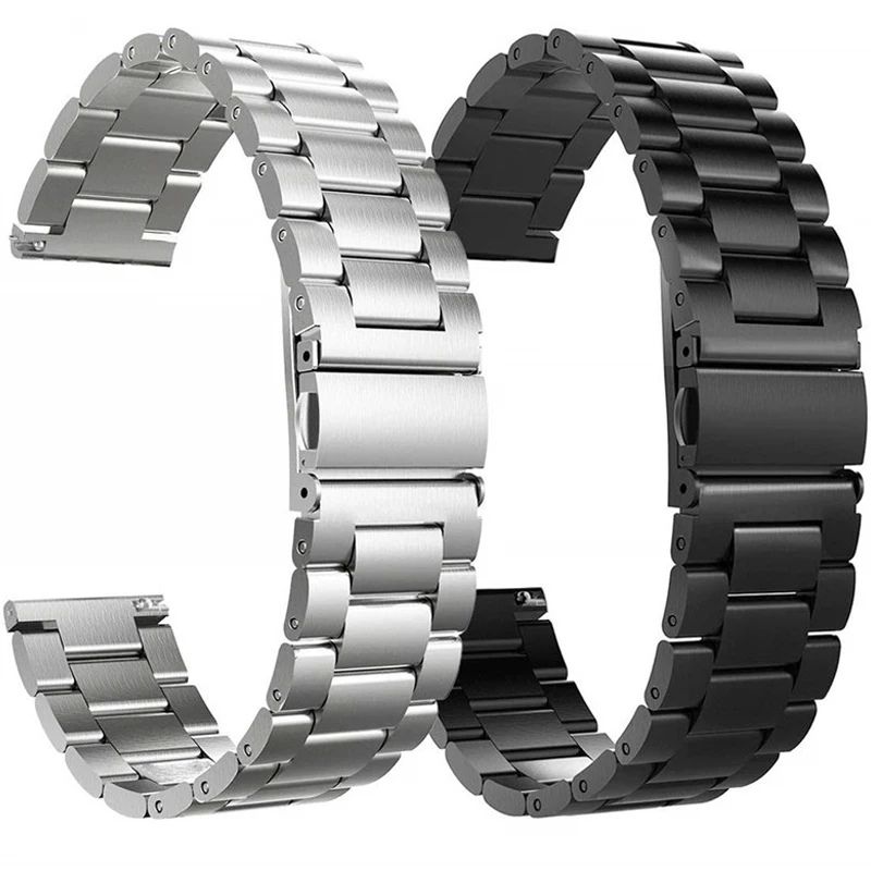 

Ремешок из нержавеющей стали для Xiaomi Huami Amazfit Bip S U Lite GTS 2 Mini GTR 2E 47 мм 42 мм браслет Correa 20 мм 22 мм ремешок для часов