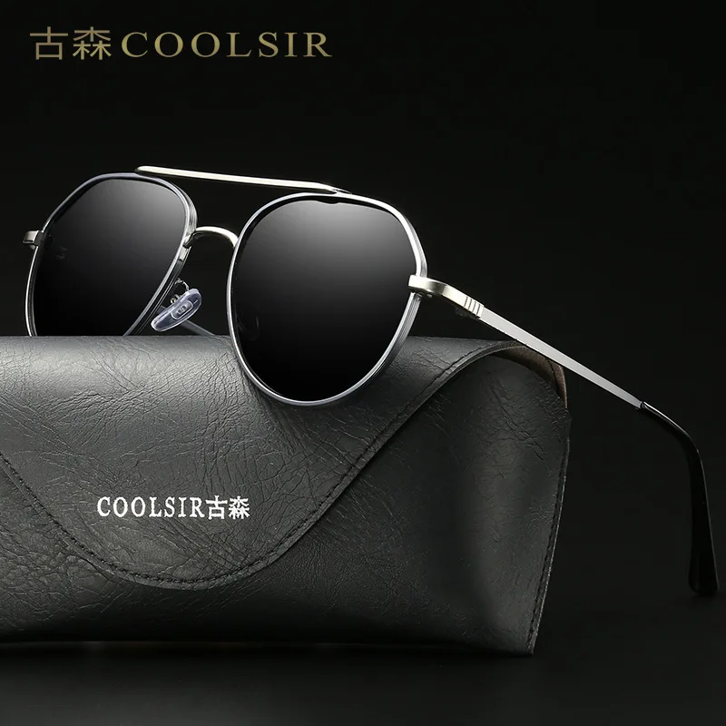 Брендовые дизайнерские солнцезащитные очки мужские Поляризованные